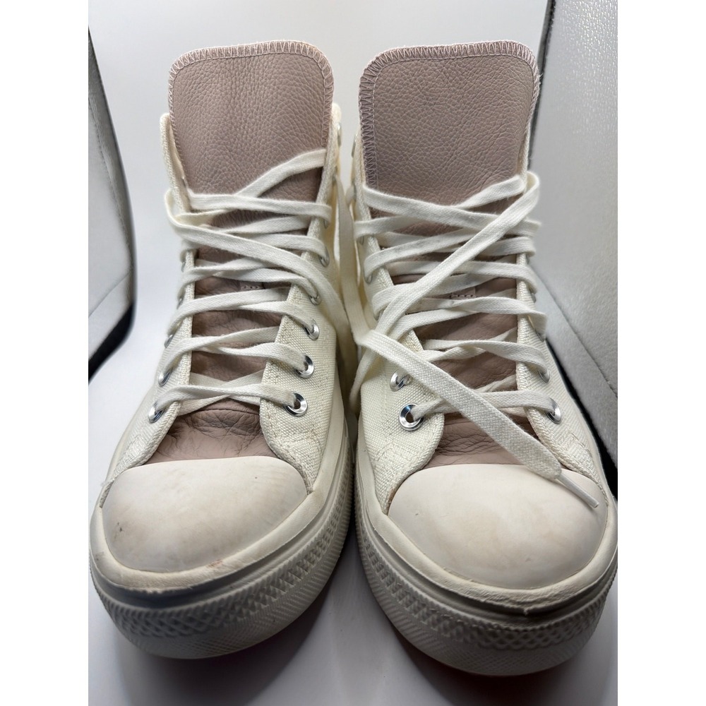 Converse Chuck Taylor All Star Move High Top Platform Egret Pink A03722C W10 EUC